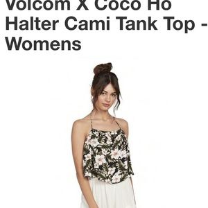 Volcom coco ho halter camp s NWT